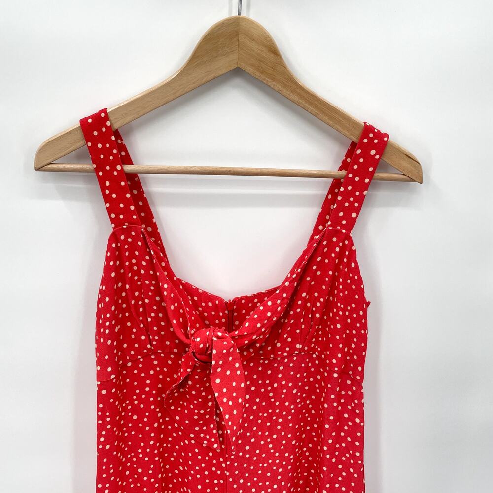 Anthropolgie x Kachel NWT Coral Jordan Polka Dot Jumpsuit // 6 - Picture 5 of 13